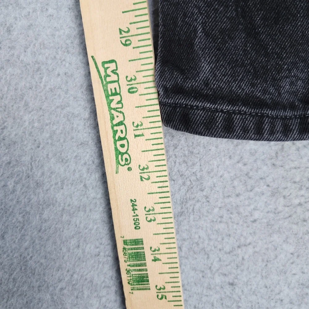 Rustler Jeans Mens 32x32 Black Denim Cotton Zip Fly Regular Fit Straight Leg
